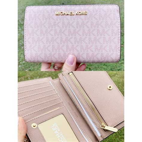pink wallet michael kors